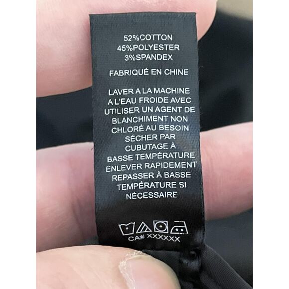 Harve Benard Pants Womens 14 Black Stretch Dress Trousers Straight Leg Office - Picture 12 of 12